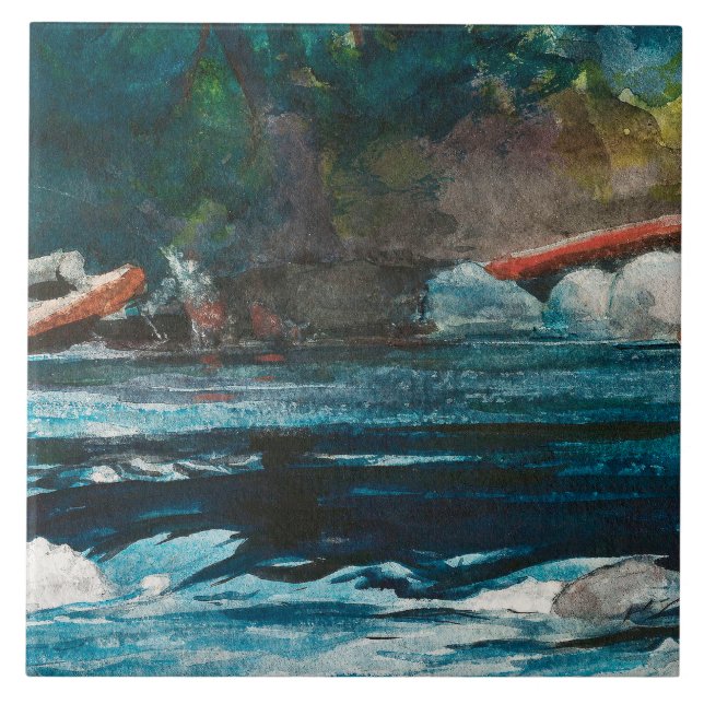 Homer - Os Rapids, Rio Hudson, Adirondacks (Frente)