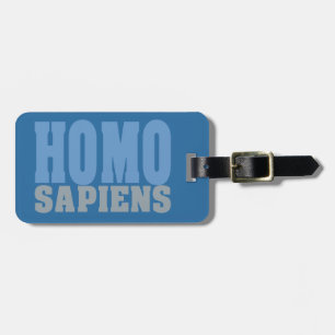 HOMO SAPIENS etiquetas de bagagem personalizadas