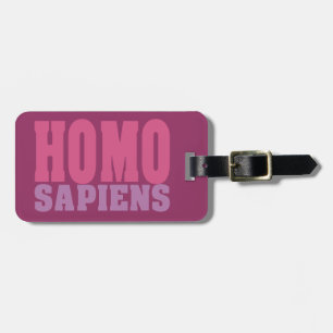 HOMO SAPIENS etiquetas de bagagem personalizadas