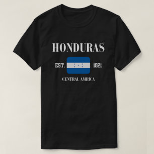 Honduras com Nossa Vibrante Camisa De Bandeira Hon
