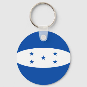 Honduras Fisheye Flag Chaveiro