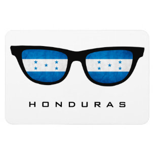 Honduras Sombra texto personalizado e ímã de cor