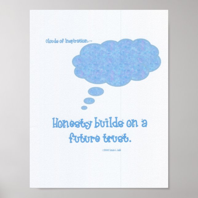 Honesty builds trust poster (Frente)
