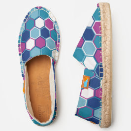 Honeycomb Geométrico Cerulean Blue