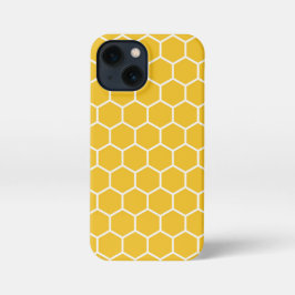 Honeycomb Yellow Phone Case Honey Bee Pattern