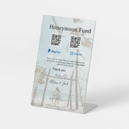 Honeymoon fund venomo paypal donation Q R couple