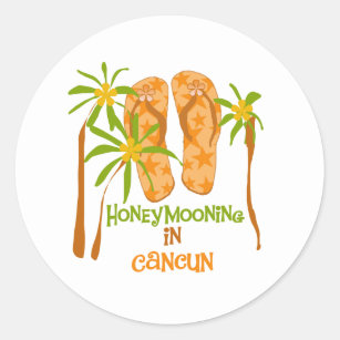 Honeymooning na etiqueta de Cancun