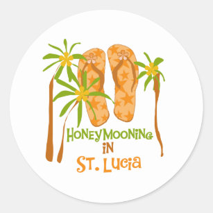 Honeymooning na etiqueta de St Lucia