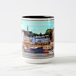 Honfleur, caneca da pintura de France