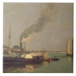 Honfleur. La Jetee, 1854-57 (óleo no painel)
