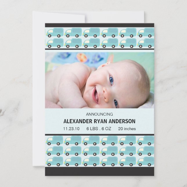 Honk! Anúncio de Nascimento do Bebezinho dos Camin (Frente)