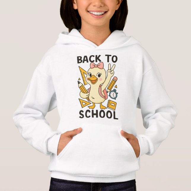 🎒 Honk If You’re Ready for School – Cute Goose (Frente)