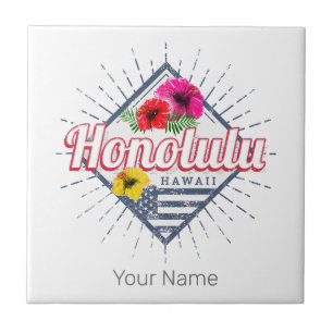 Honolulu City Hawaii Estados Unidos Vintage EUA