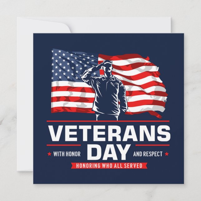 Honrando todos os que serviram (Frente)