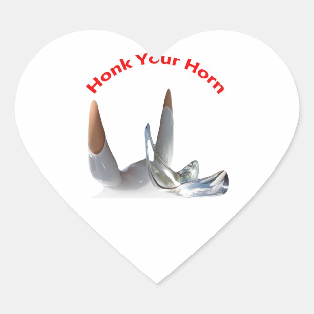 Honre seus adesivos Horn (Frente)
