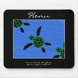 Honu Seaturtle havaiano Mousepad