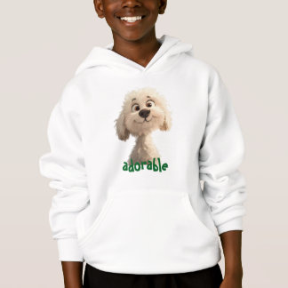 Hoodie Adorable Dog Illustration - Perfeito para P