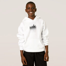 Hoodie art abstrait