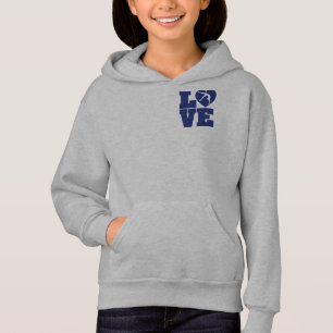 Hoodie básico do fecho de correr das meninas da