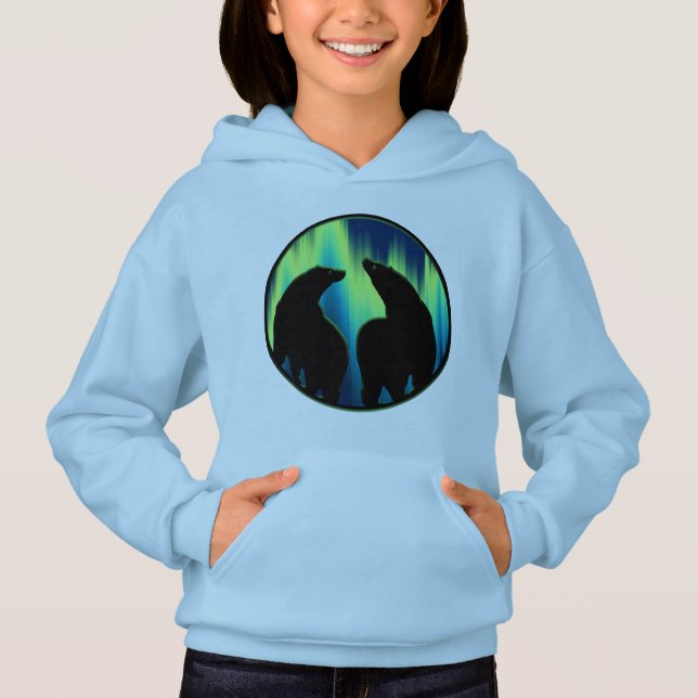 Hoodie Bear Arte Polar (Frente)