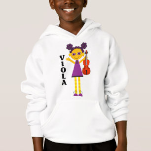 Hoodie bonito da viola das meninas
