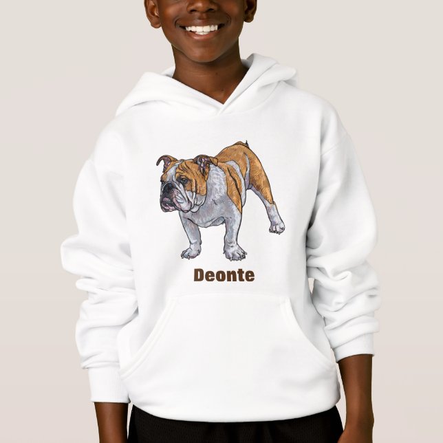 Hoodie Bulldog Personalizado (Frente)