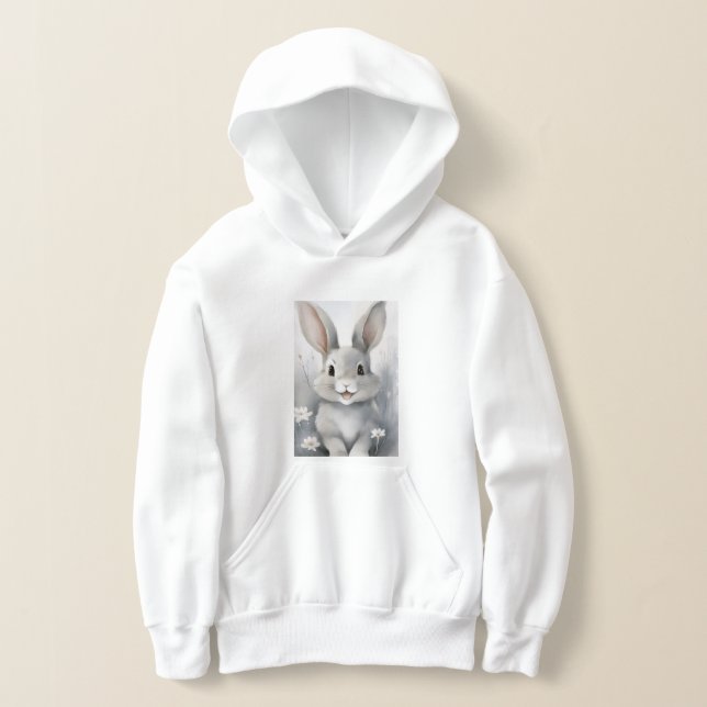 Hoodie Coelho da Rapariga (Postura )