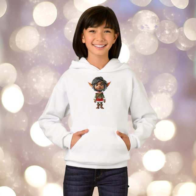 Hoodie da Elf de Natal Quiet Girl (Criador carregado)