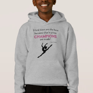 Hoodie da inspiração da ginástica