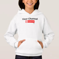 Hoodie de assinatura de canal personalizado