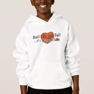 Hoodie de BTYF com do design parte traseira sobre