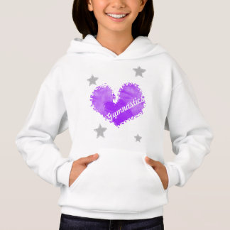 Hoodie de caída das meninas da ginástica do