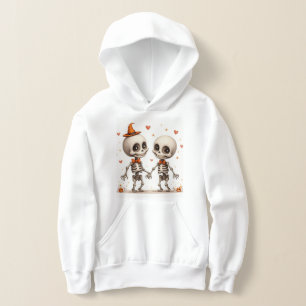 Hoodie de Casal de esqueleto