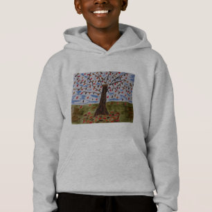 Hoodie De Crianças De Árvore De Outono