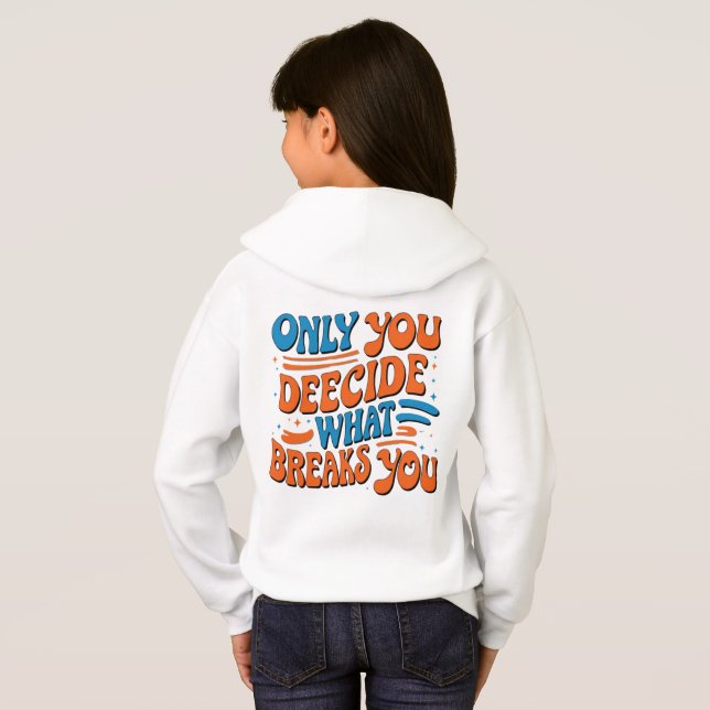 Hoodie De Empoderamento Retroativo - 'Apenas Você  (Parte Traseira Completa)
