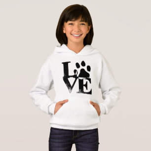 Hoodie de impressão de pata