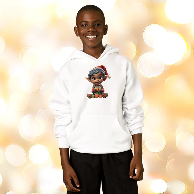 Hoodie do boneco de Natal do Elf Boy (Criador carregado)