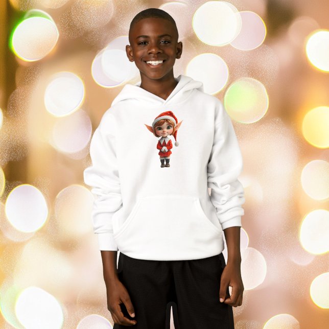 Hoodie do Elf Boy de Natal Perky (Criador carregado)