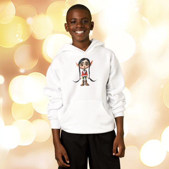 Hoodie do Elf Boy do Natal da Manga (Criador carregado)