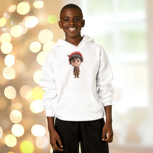 Hoodie do Elf Boy do Natal difícil (Criador carregado)