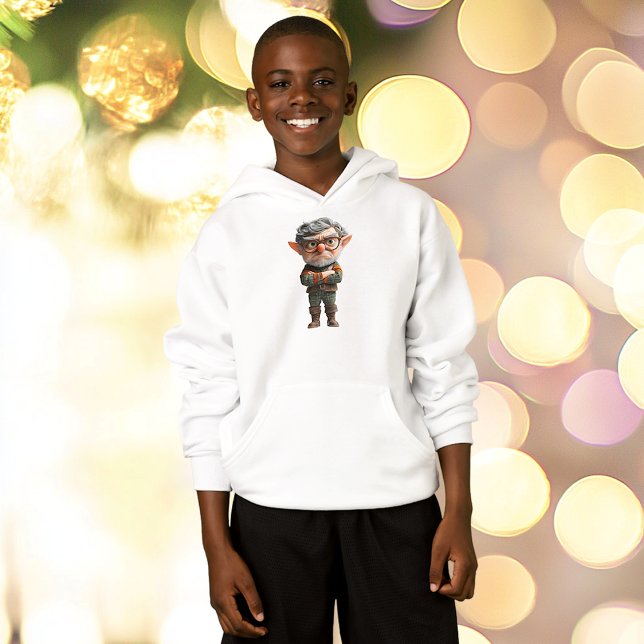 Hoodie do Elf Boy do Natal do Chefe (Criador carregado)