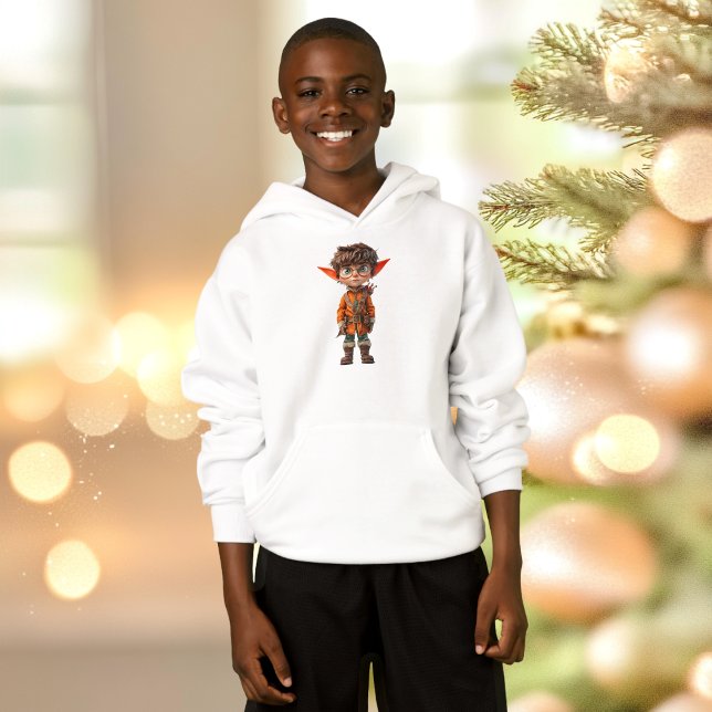 Hoodie do Elf Boy do Natal Intent (Criador carregado)
