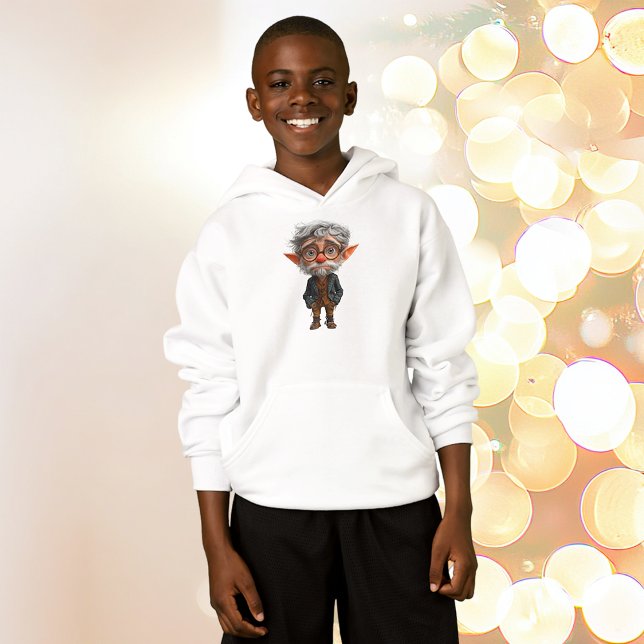 Hoodie do Elf Boy do Velho Natal (Criador carregado)