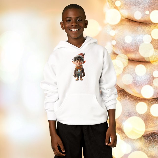 Hoodie do Elf Boy Feliz de Natal (Criador carregado)