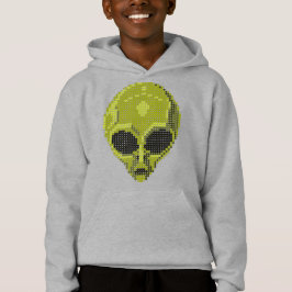 Hoodie do estilo futurístico e cósmico
