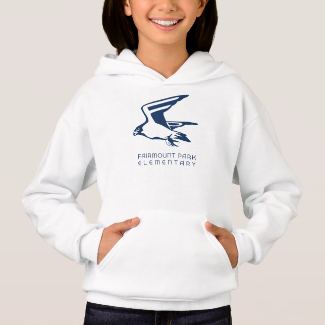 Hoodie do falcão das meninas (Frente)