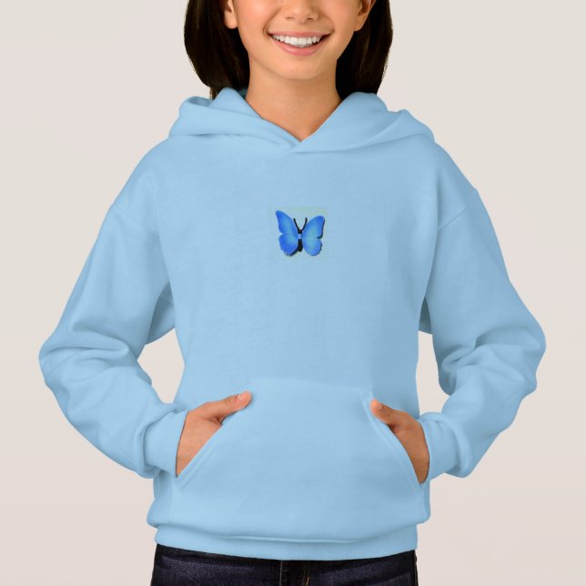 Hoodie do Hanes ComfortBlend® das meninas (Frente)