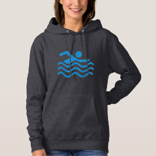 Hoodie do pulôver do velo do nadador do sucesso d