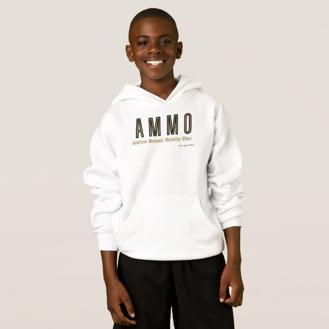 Hoodie do Roupa da sigla Ammo USA (Frente Completa)