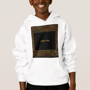 Hoodie Dourado Africano Kente Kids